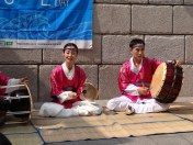 Traditional South Korean drummers